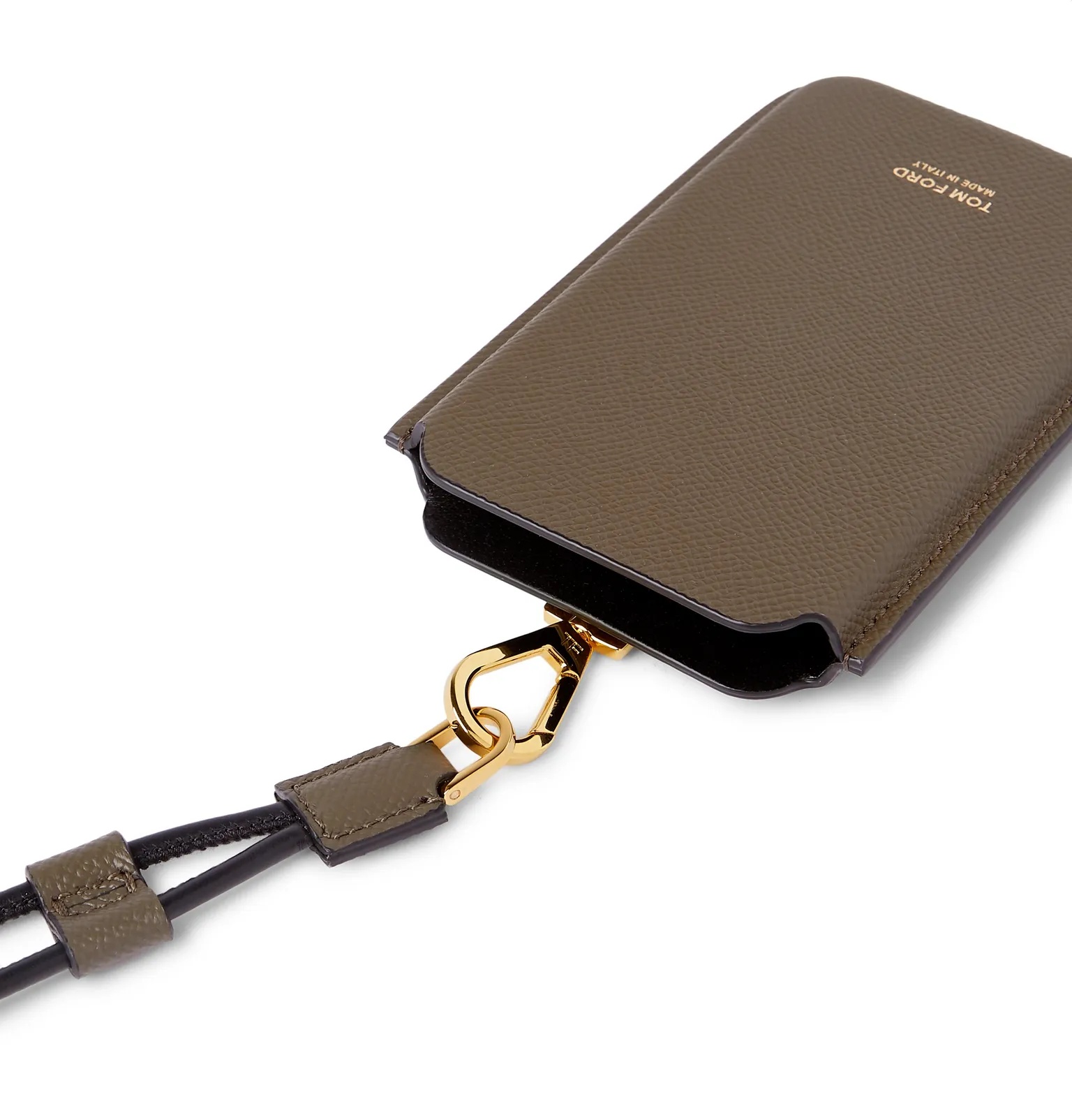 Full-Grain Leather Phone Case with Lanyard - 2