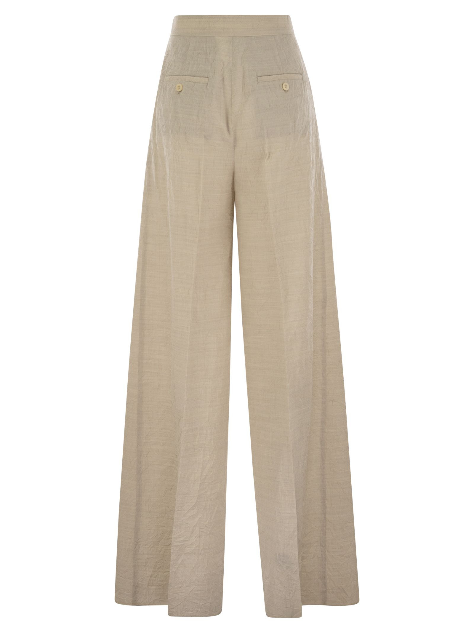 Maxmara Women Acinoso1234 - Wool Wide-Leg Trousers - 2