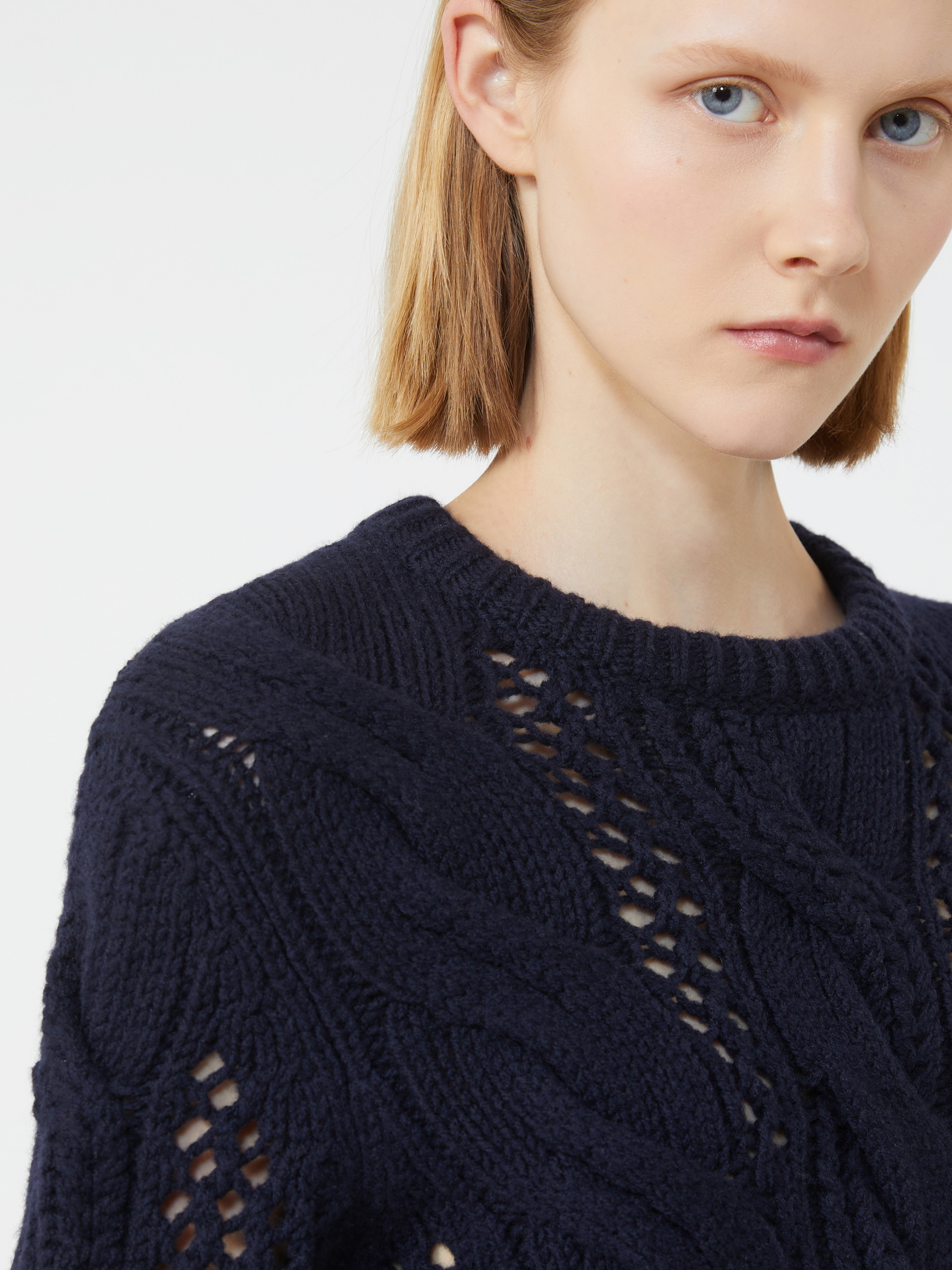 RADIO Cable-knit crew-neck sweater - 5
