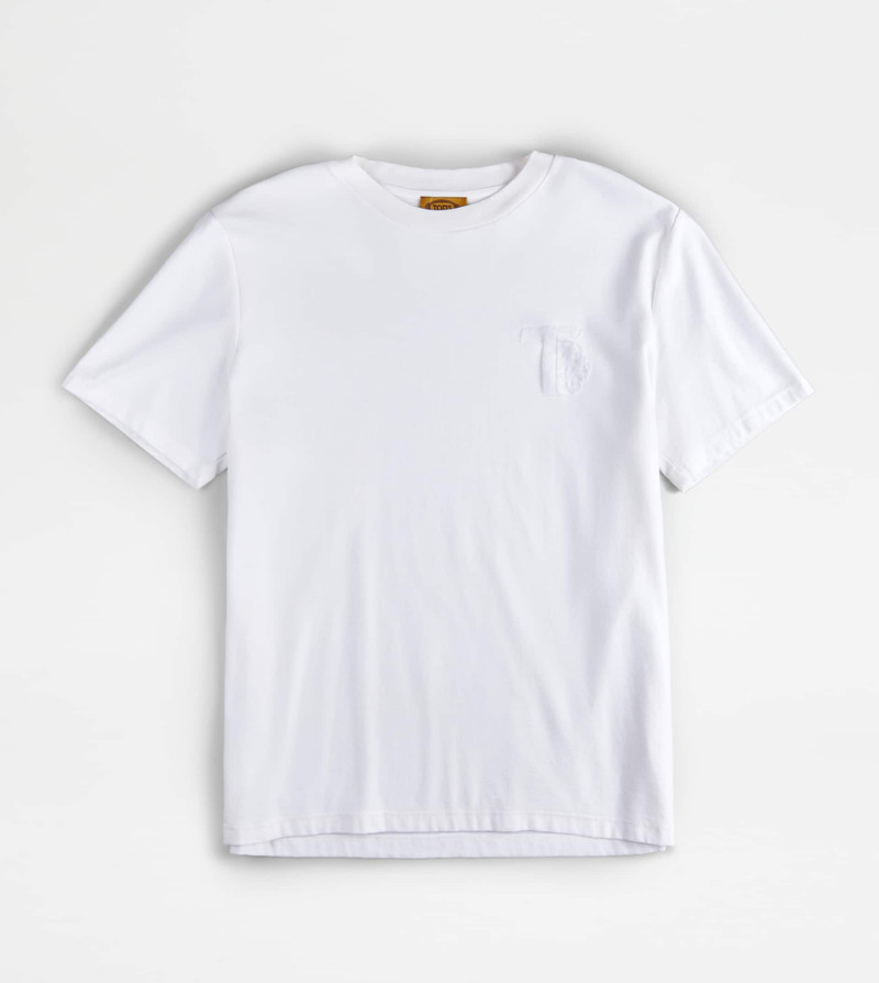 ROUND NECK T-SHIRT - WHITE 1