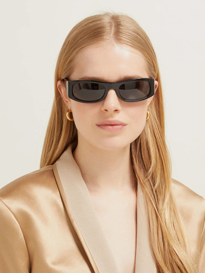 CELINE Show rectangular acetate sunglasses outlook