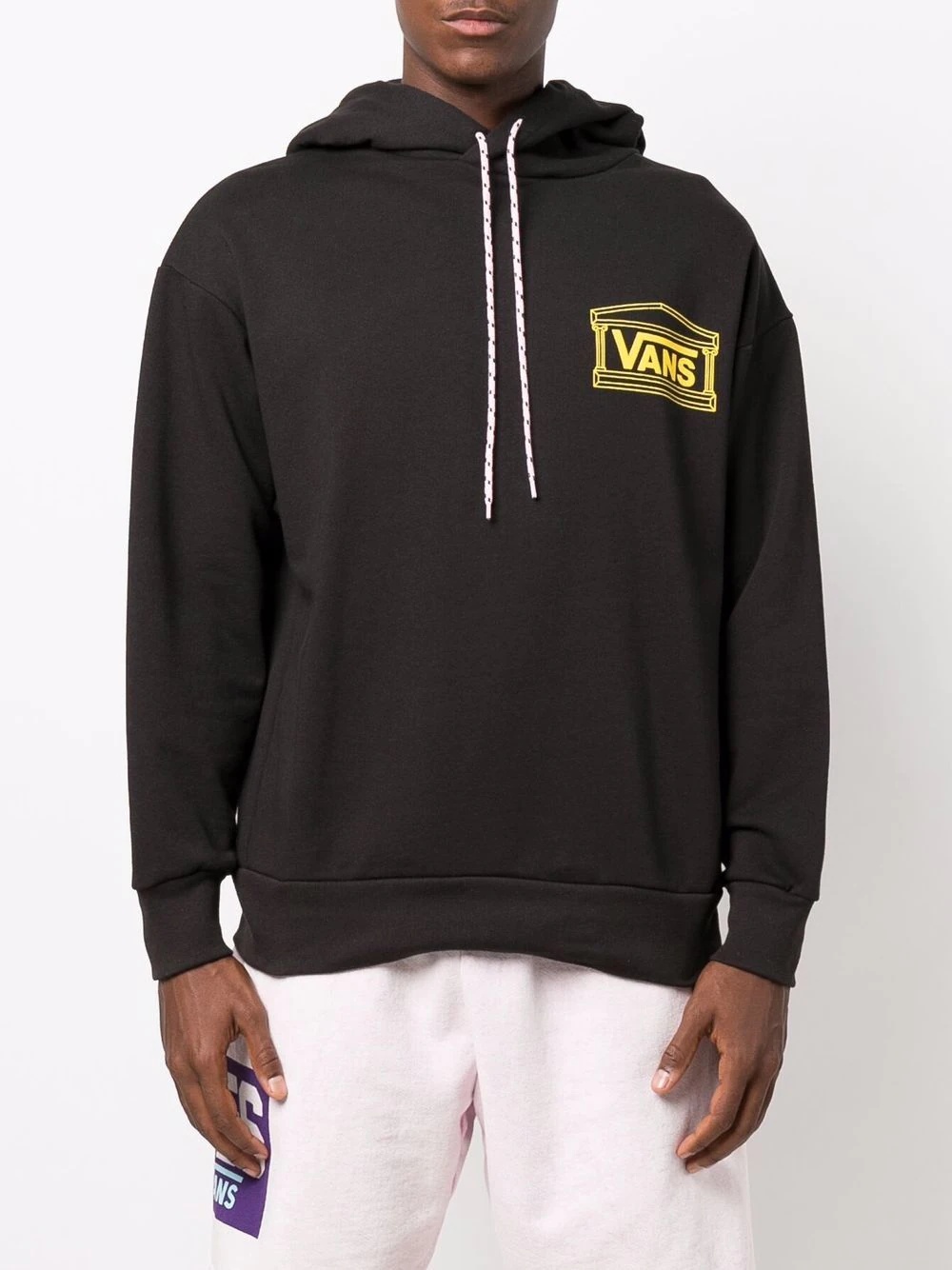 logo print hoodie - 4