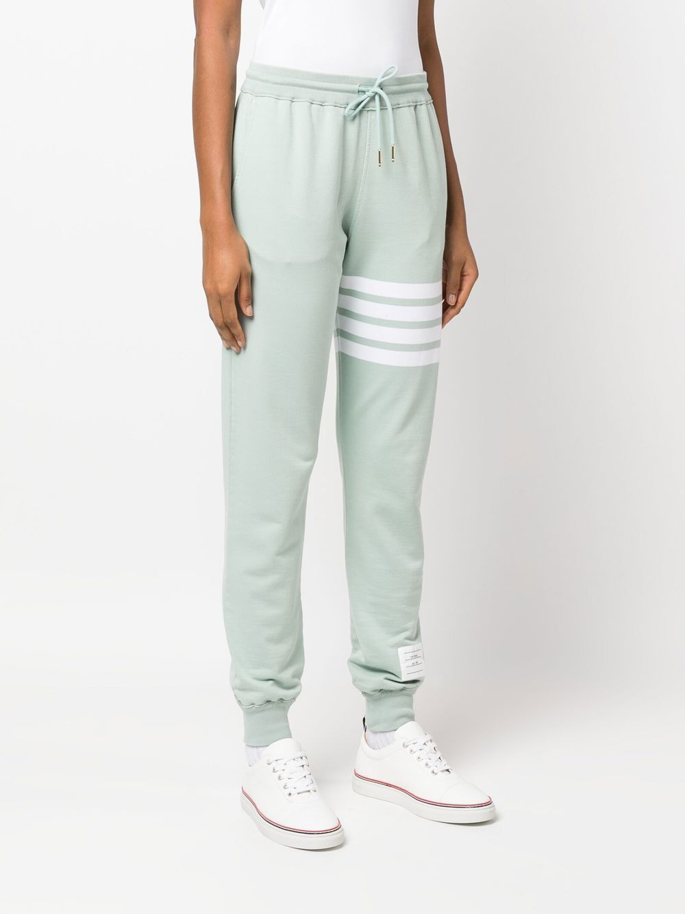 4-Bar stripe cotton sweatpants - 3