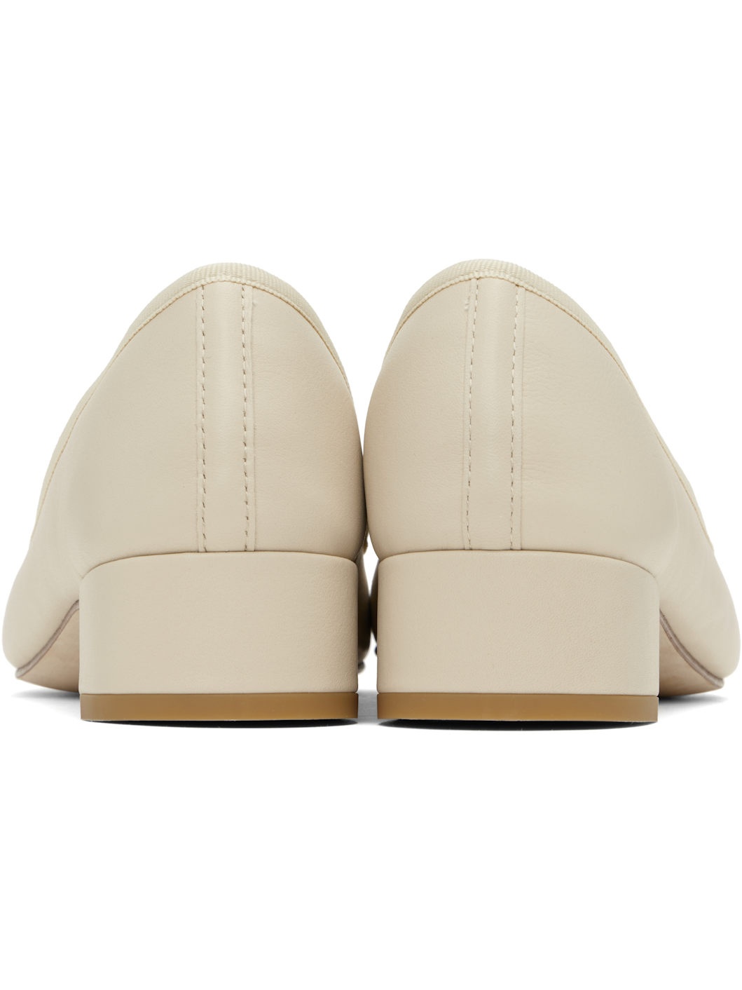Beige Camille Heels - 2