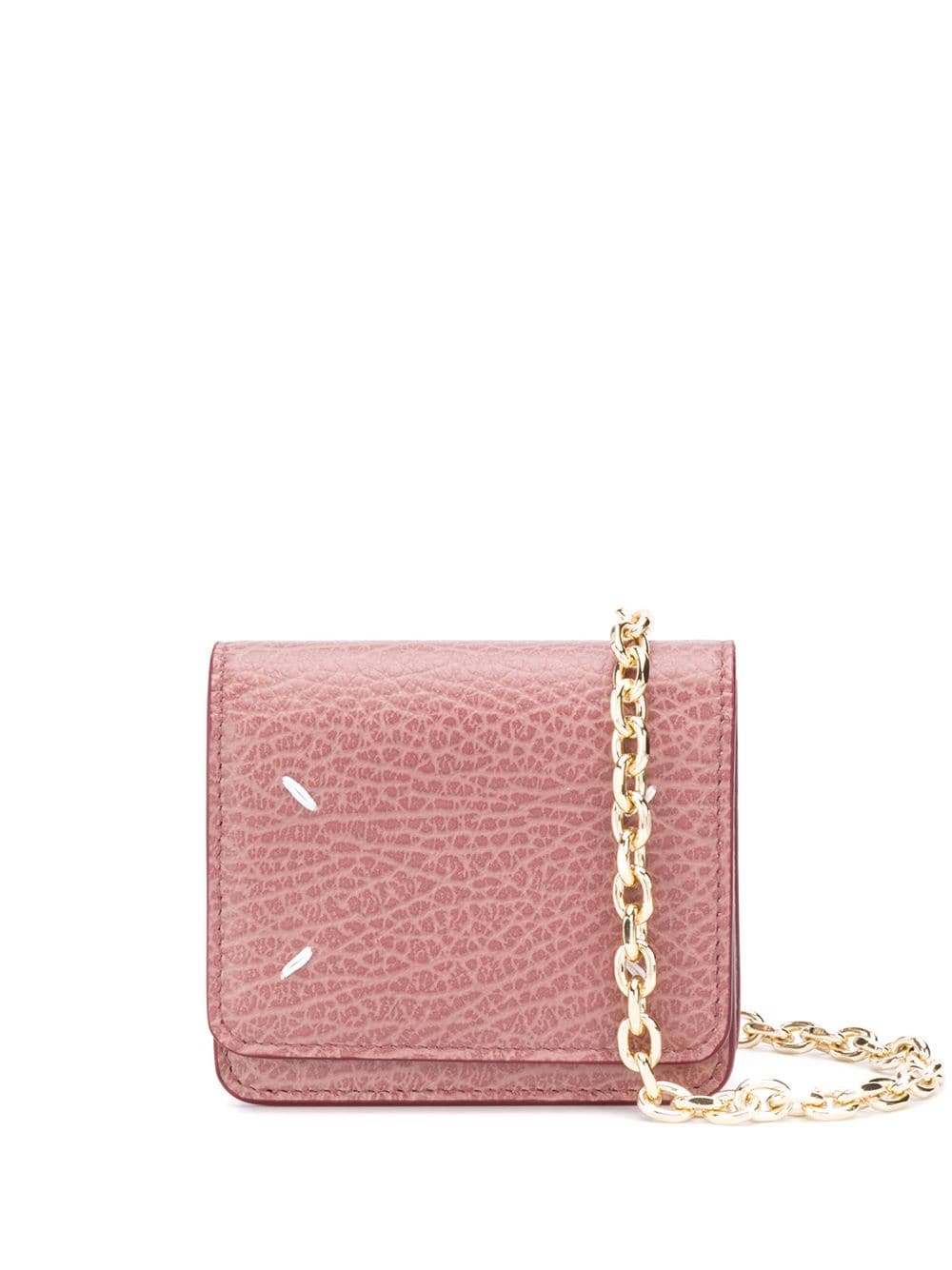 textured four-stitch mini bag - 1