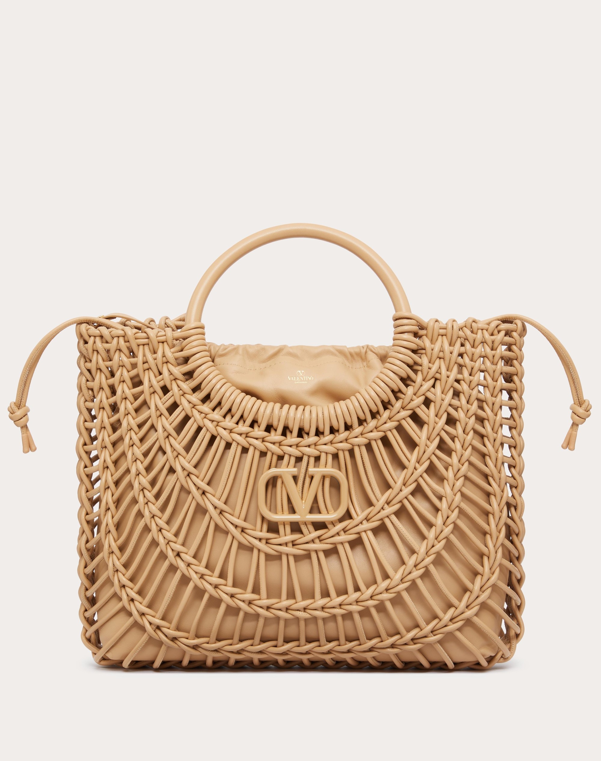 ALLKNOTS WOVEN LEATHER SHOPPER - 1