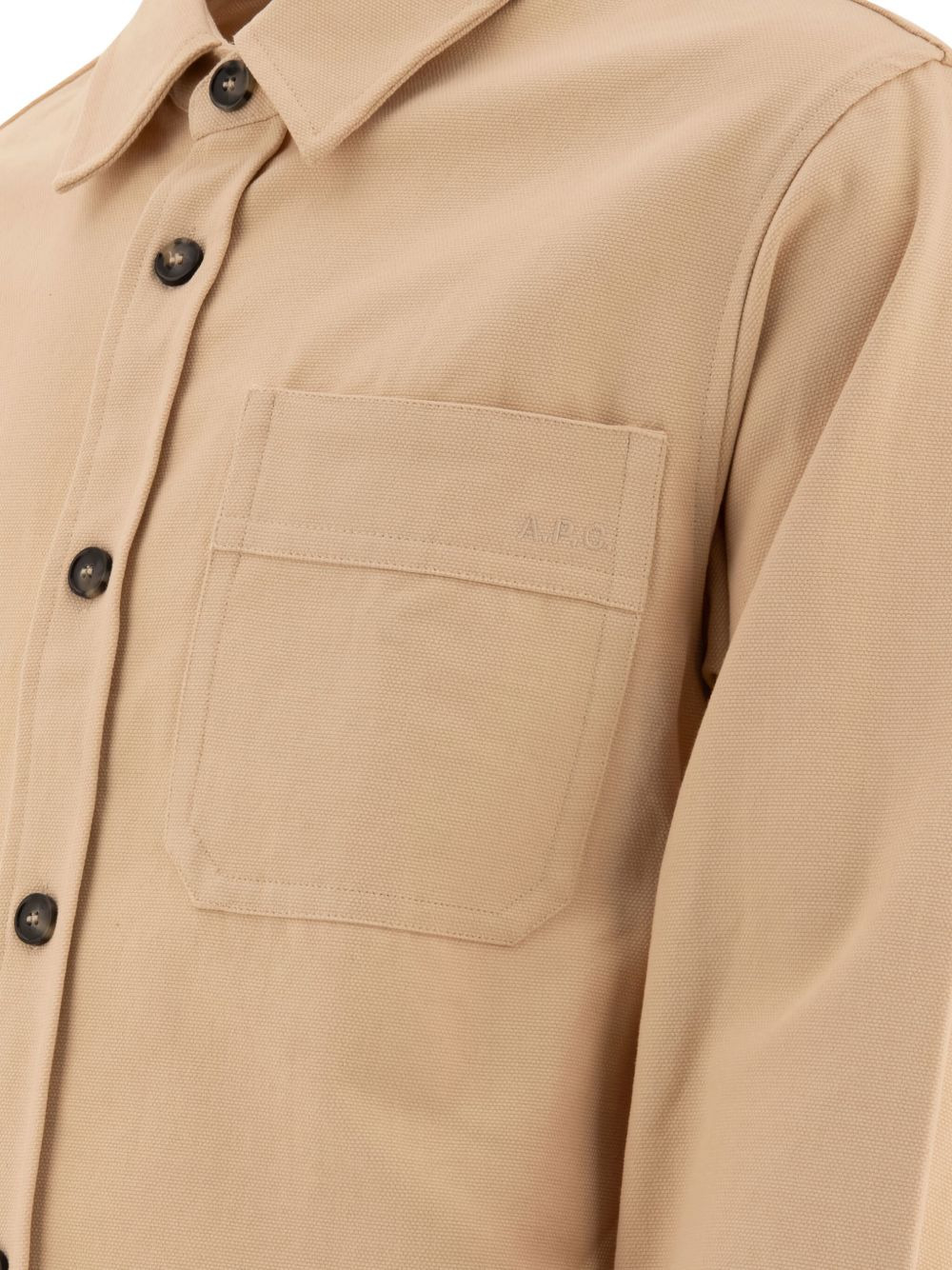 heart-pocket button-down shirt - 5