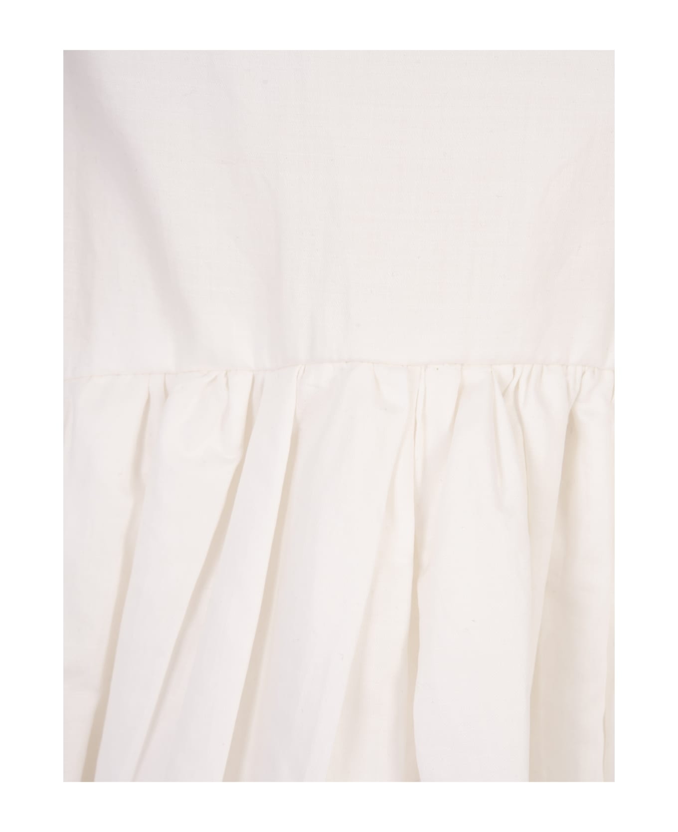 White Mini Sleeveless Dress - 4