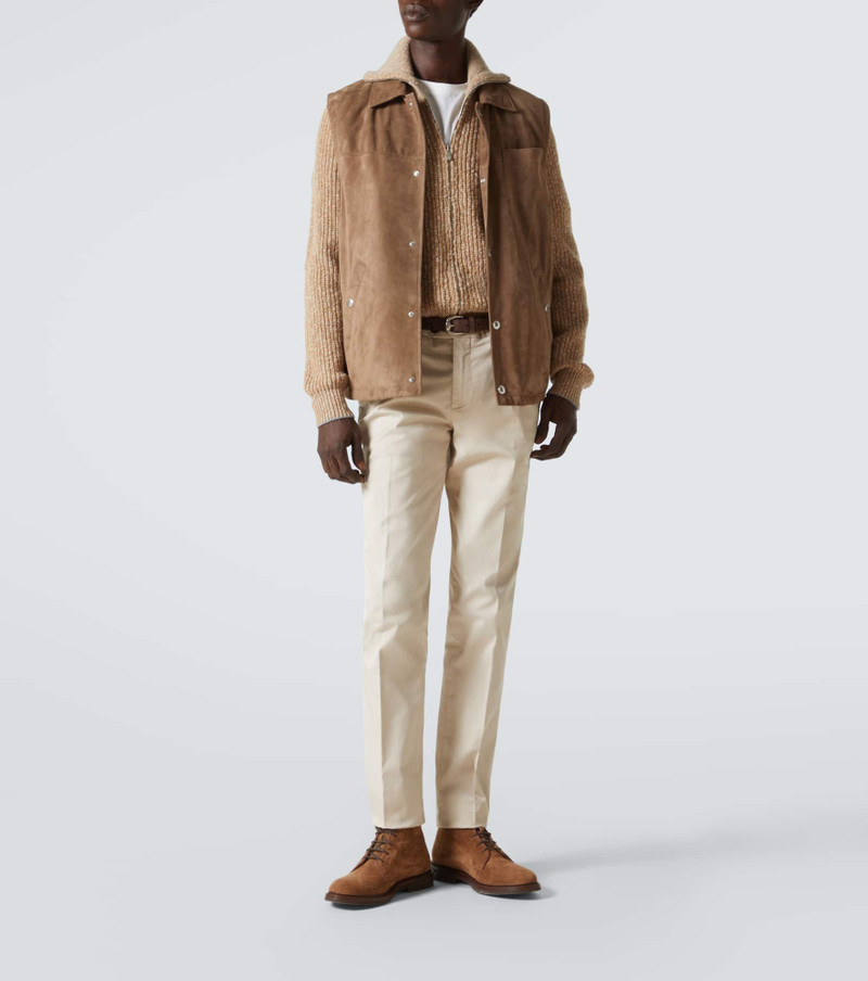 Brunello Cucinelli Suede vest outlook