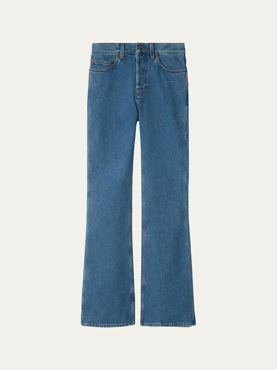 Mid-Rise Bootcut-Leg Jeans - 1