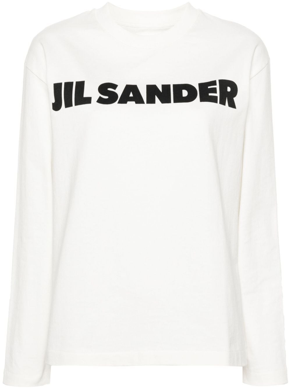 logo-print cotton sweatshirt - 1