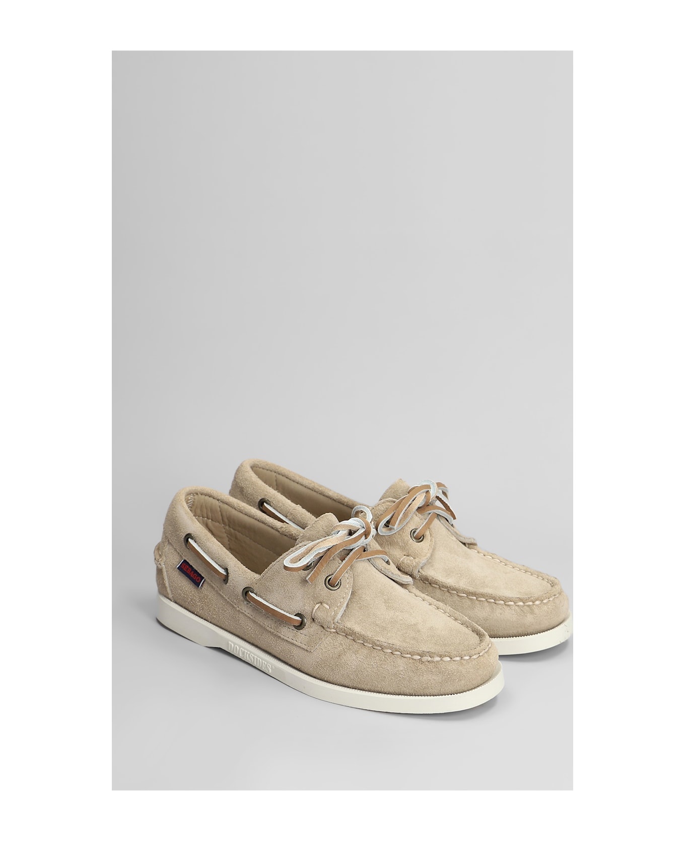 Portland Flesh Out Loafers In Taupe Suede - 2