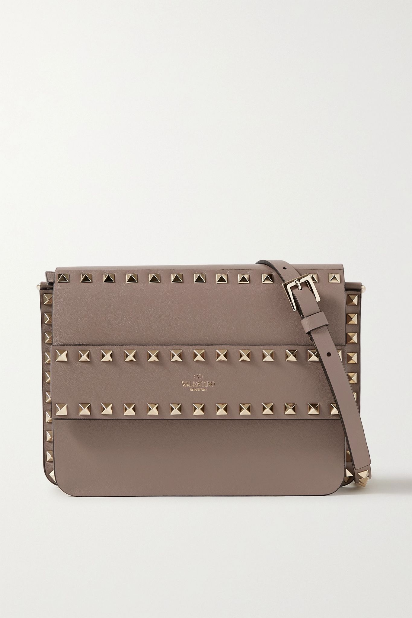 Valentino Garavani Rockstud leather shoulder bag - 1