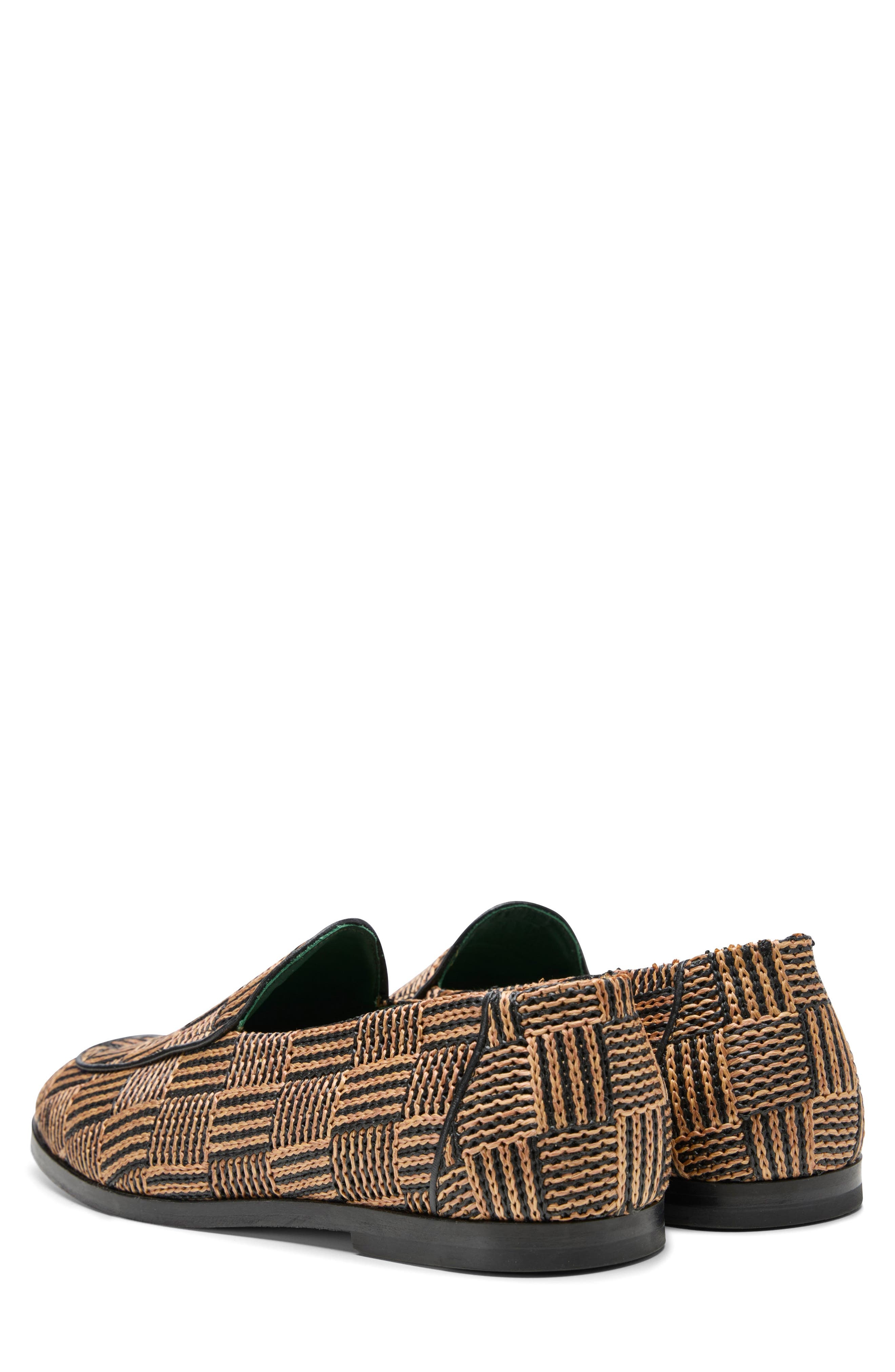 VINNY'S Belgee Raffia Loafer in Brown Raffia at Nordstrom - 2
