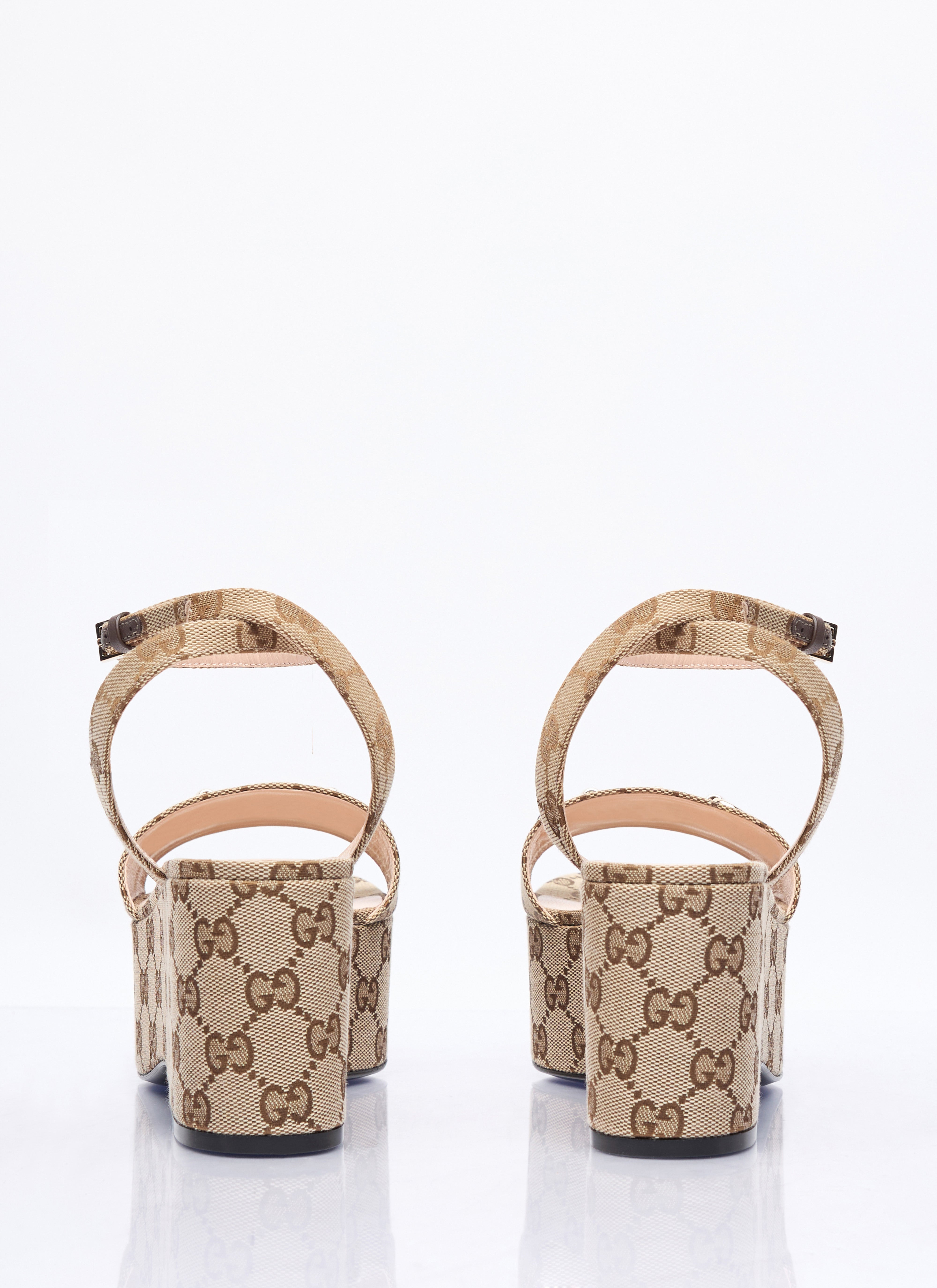 Gucci Women Horsebit Flatform Sandals - 6