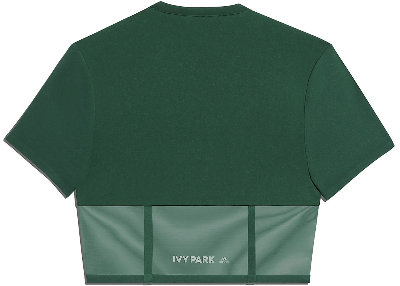 adidas Ivy Park Corset Crop Top Dark Green - 2