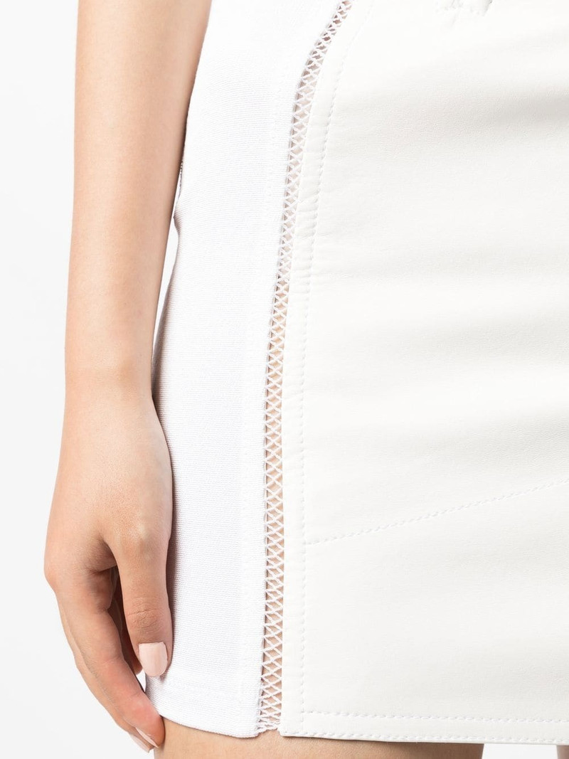 panelled mini skirt 5