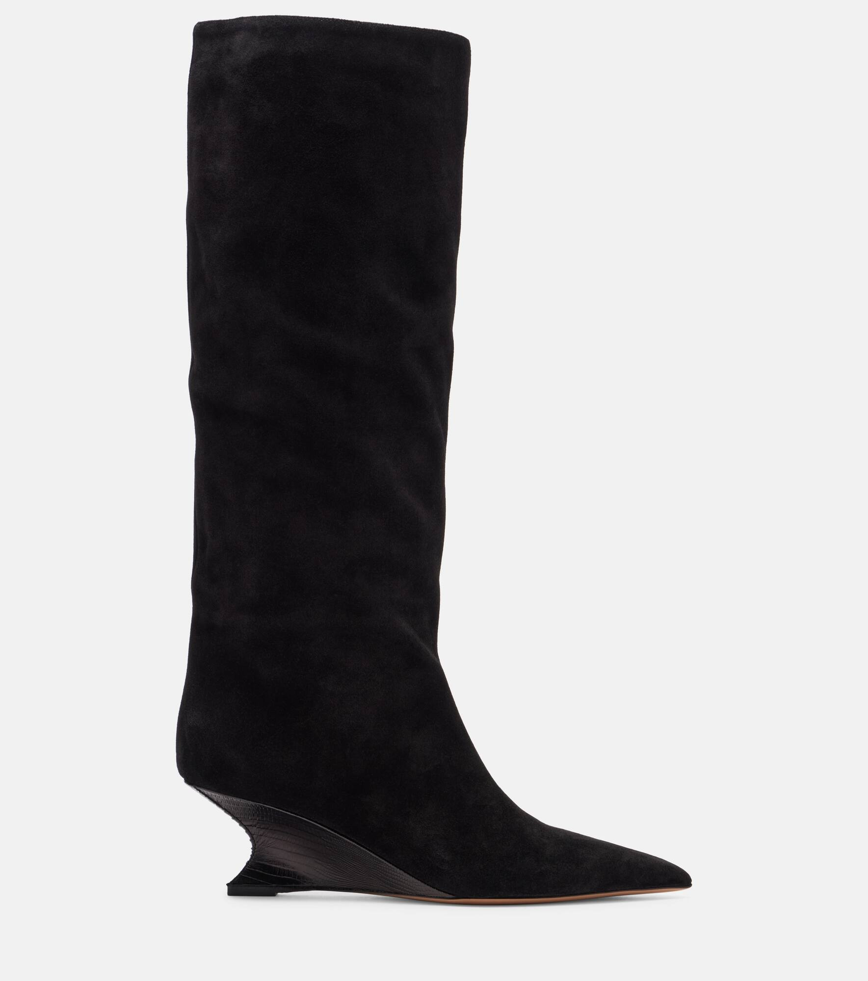 Nina 50 suede knee-high boots - 4