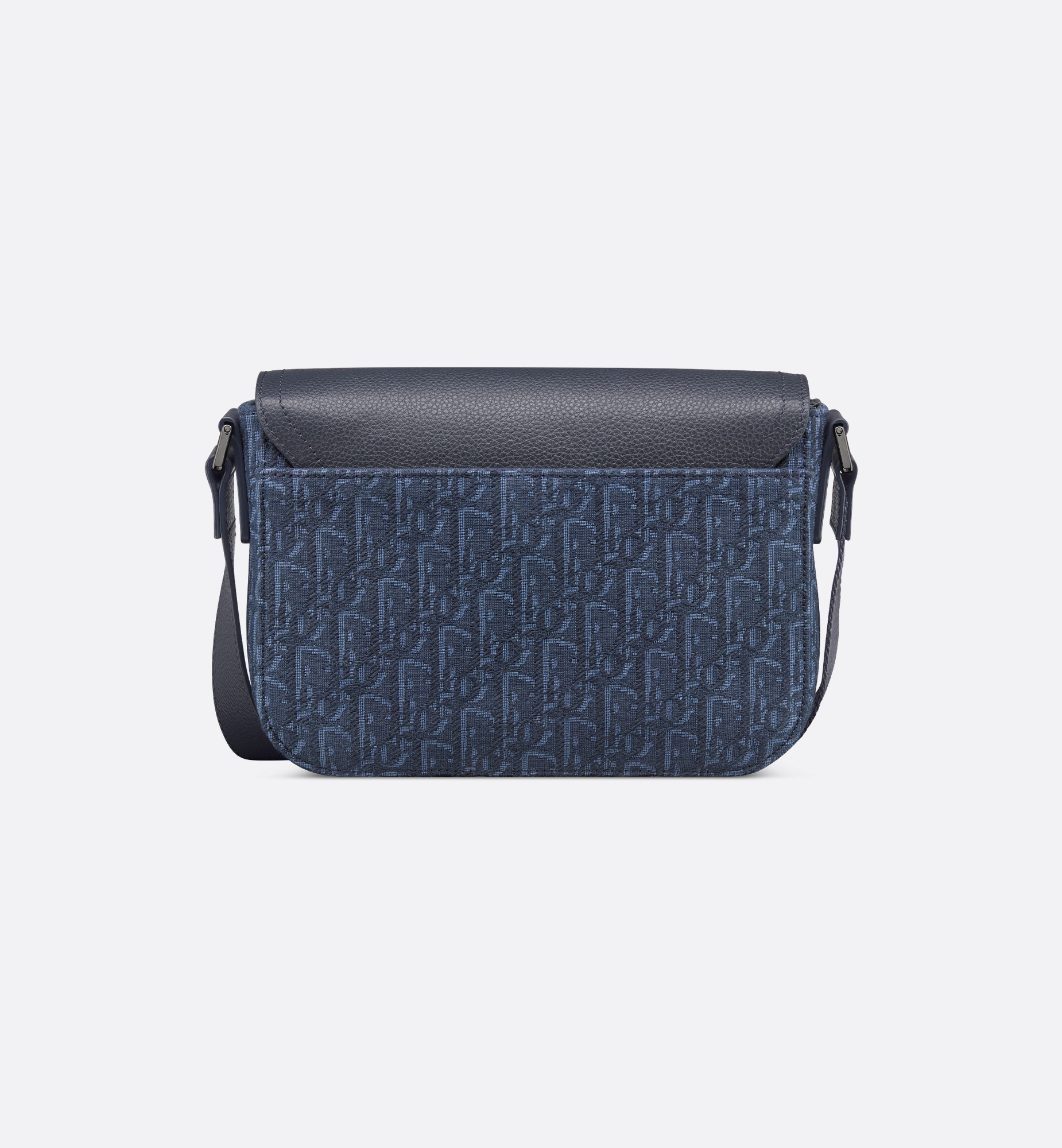 Small Saddle Messenger Bag with Flap - 2