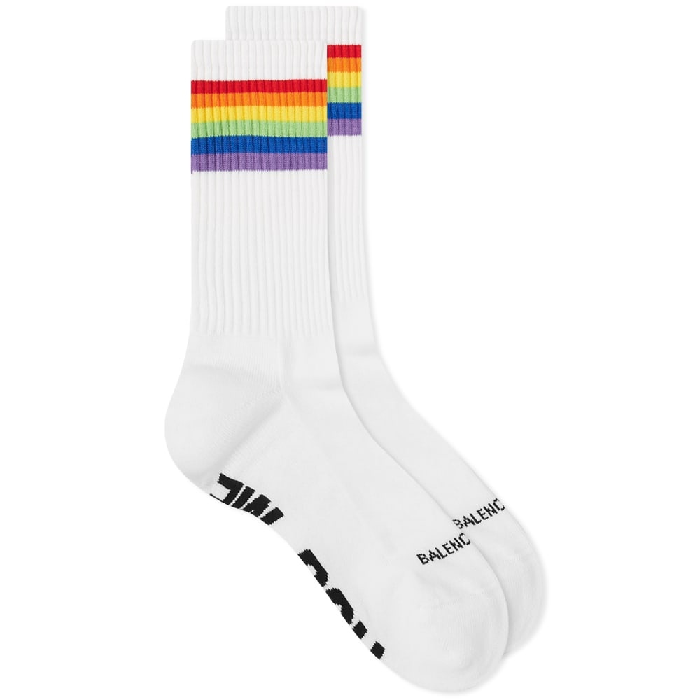 Balenciaga Rainbow Kiss Me Socks - 1