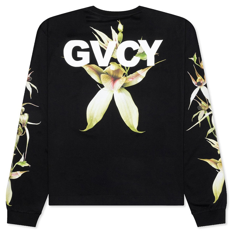 Givenchy GVCY LONG SLEEVE T-SHIRT - BLACK outlook