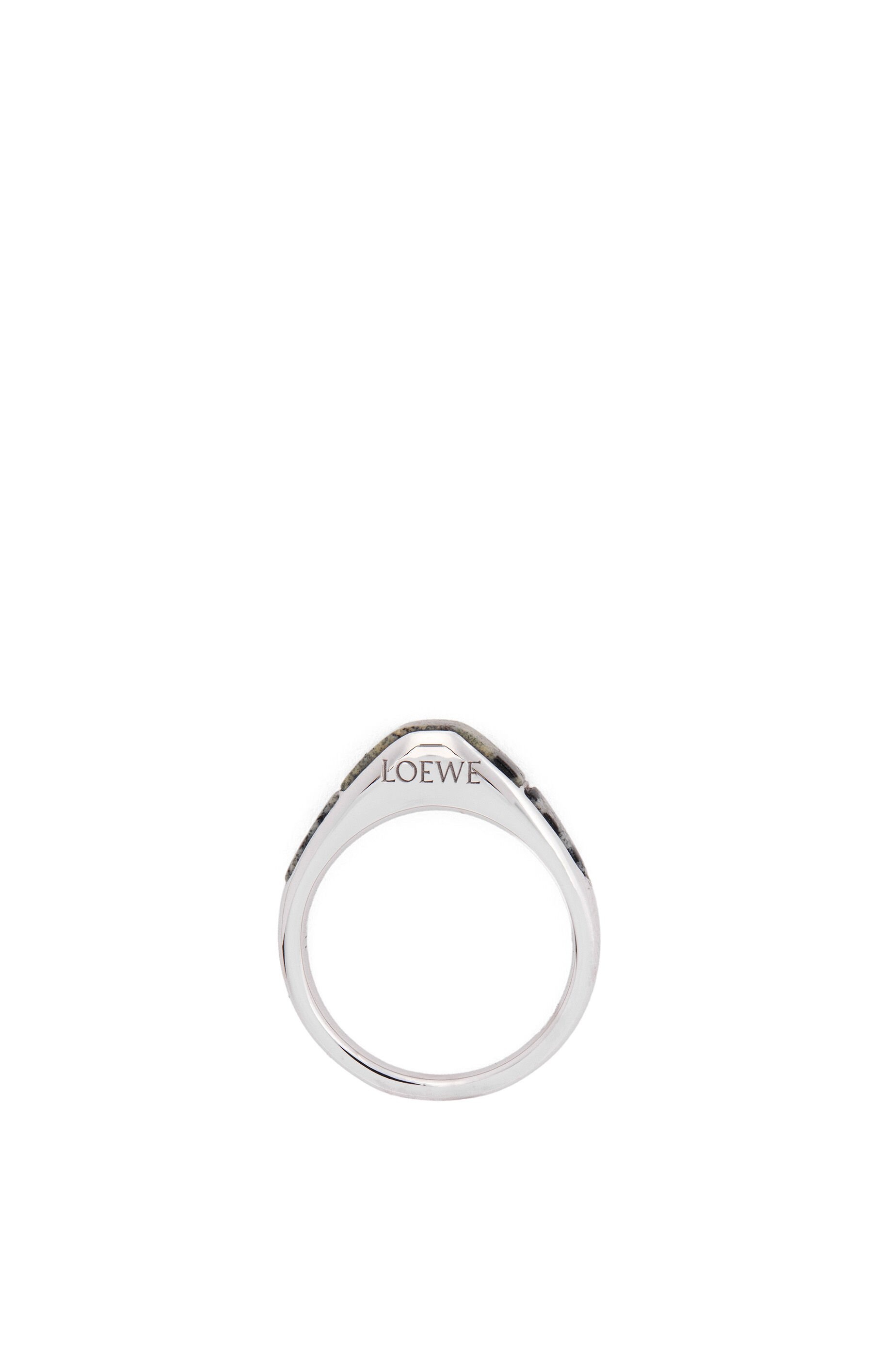 Stirrup ring in sterling silver - 3