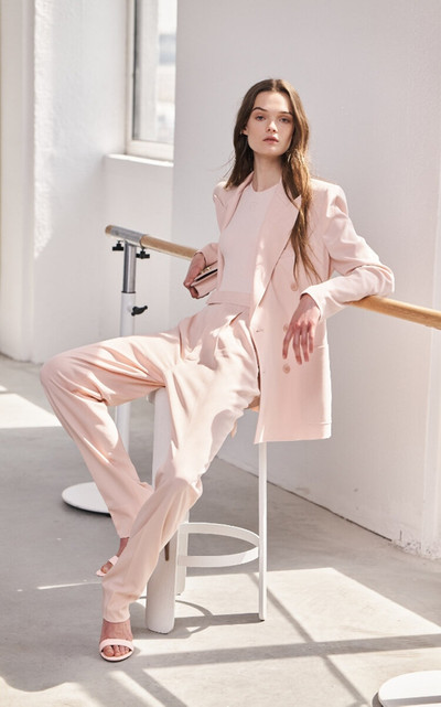 Ralph Lauren Evanne Wool Pants pink outlook