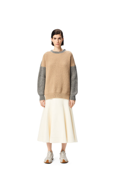 Loewe Oversized ribbed sweater in wool and alpaca outlook