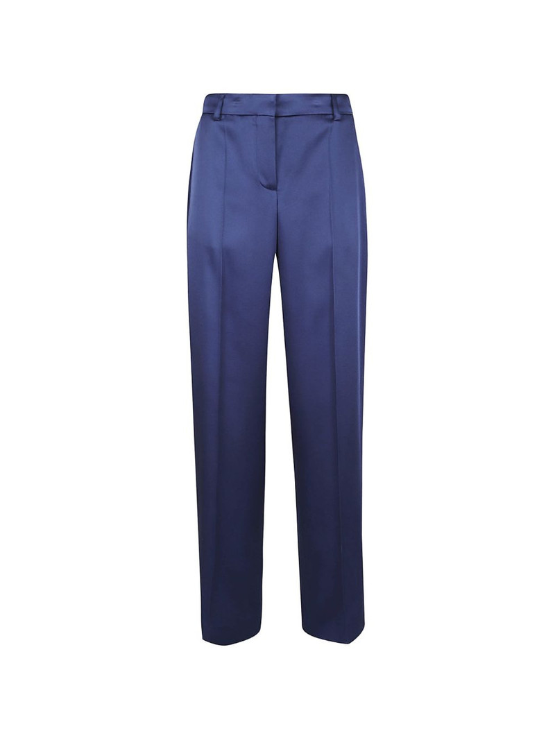 pressed-crease satin trousers 1