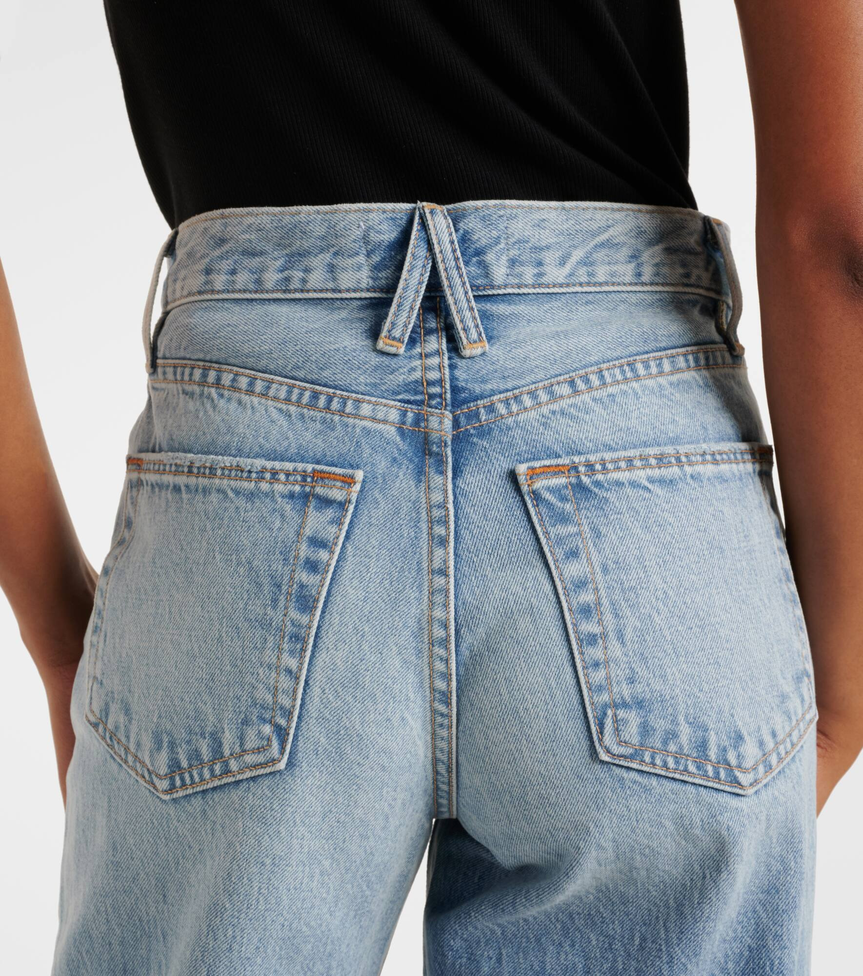 Grace mid-rise wide-leg jeans - 6