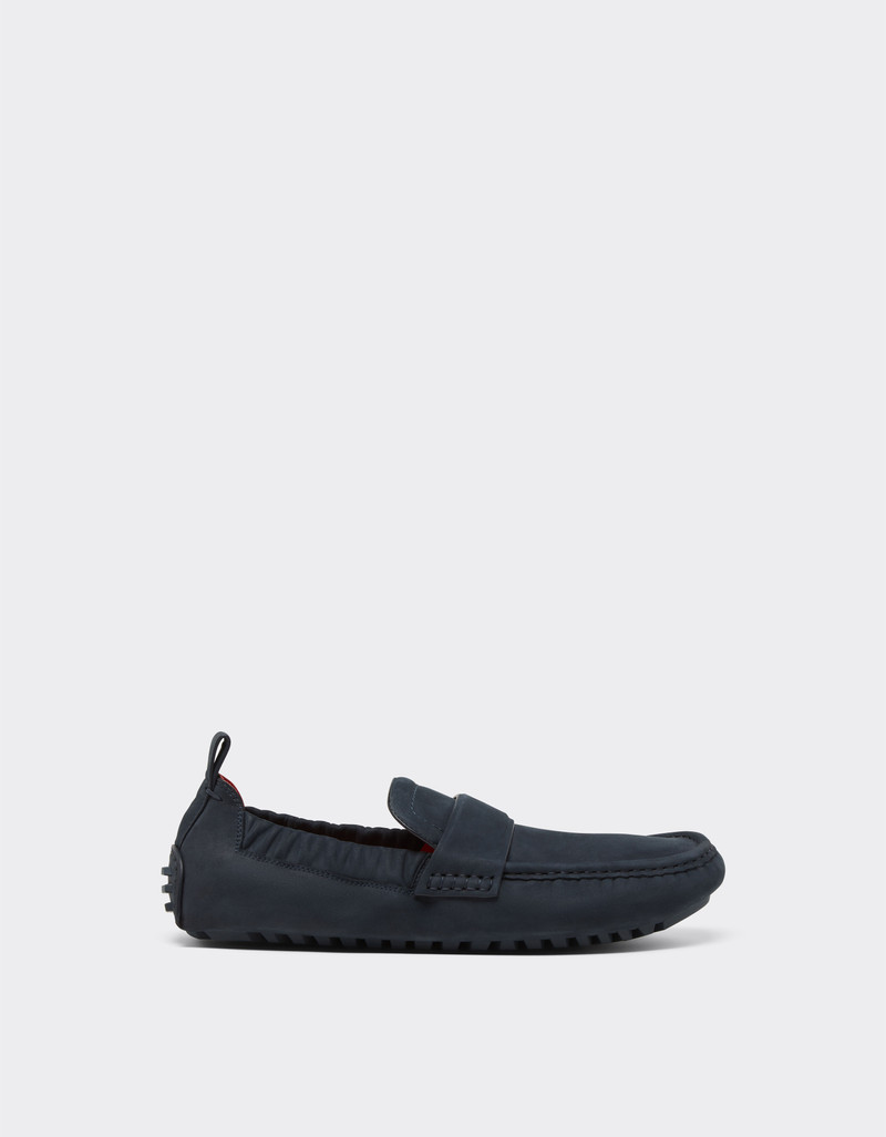 Driver loafers in nubuck leather 1
