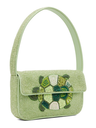 STAUD Green Tommy Beaded Bag outlook
