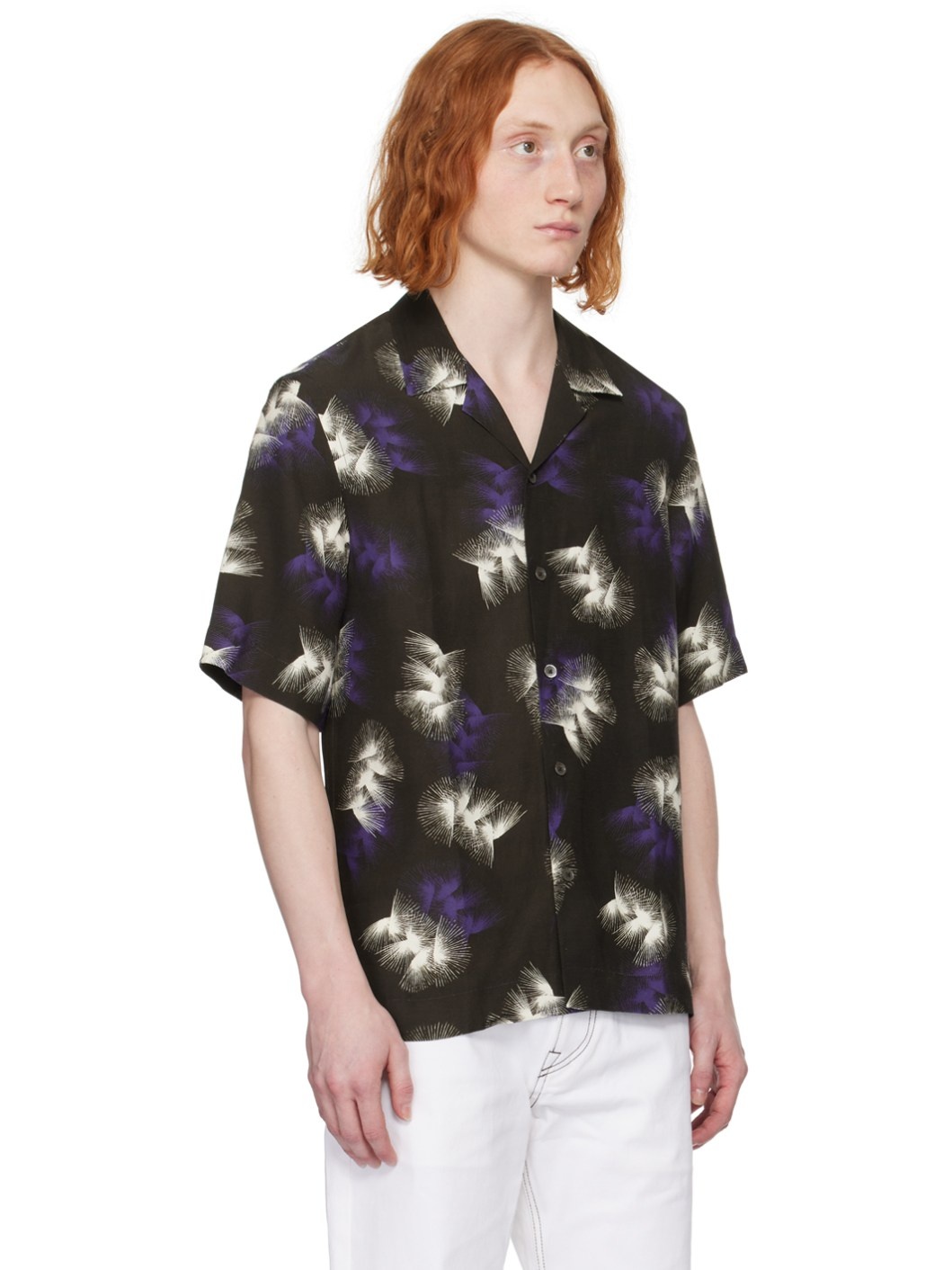 Black Printed Shirt - 2