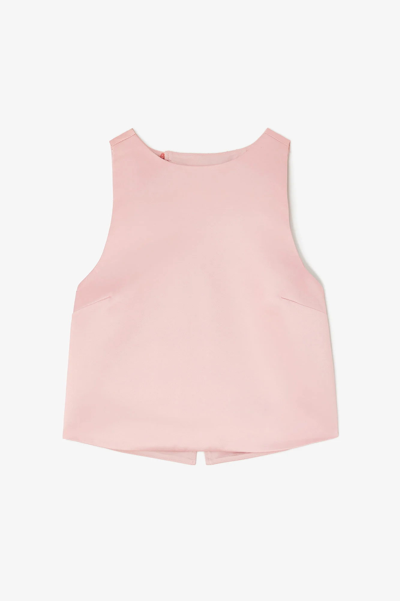 TOP IN PINK SATIN - 1