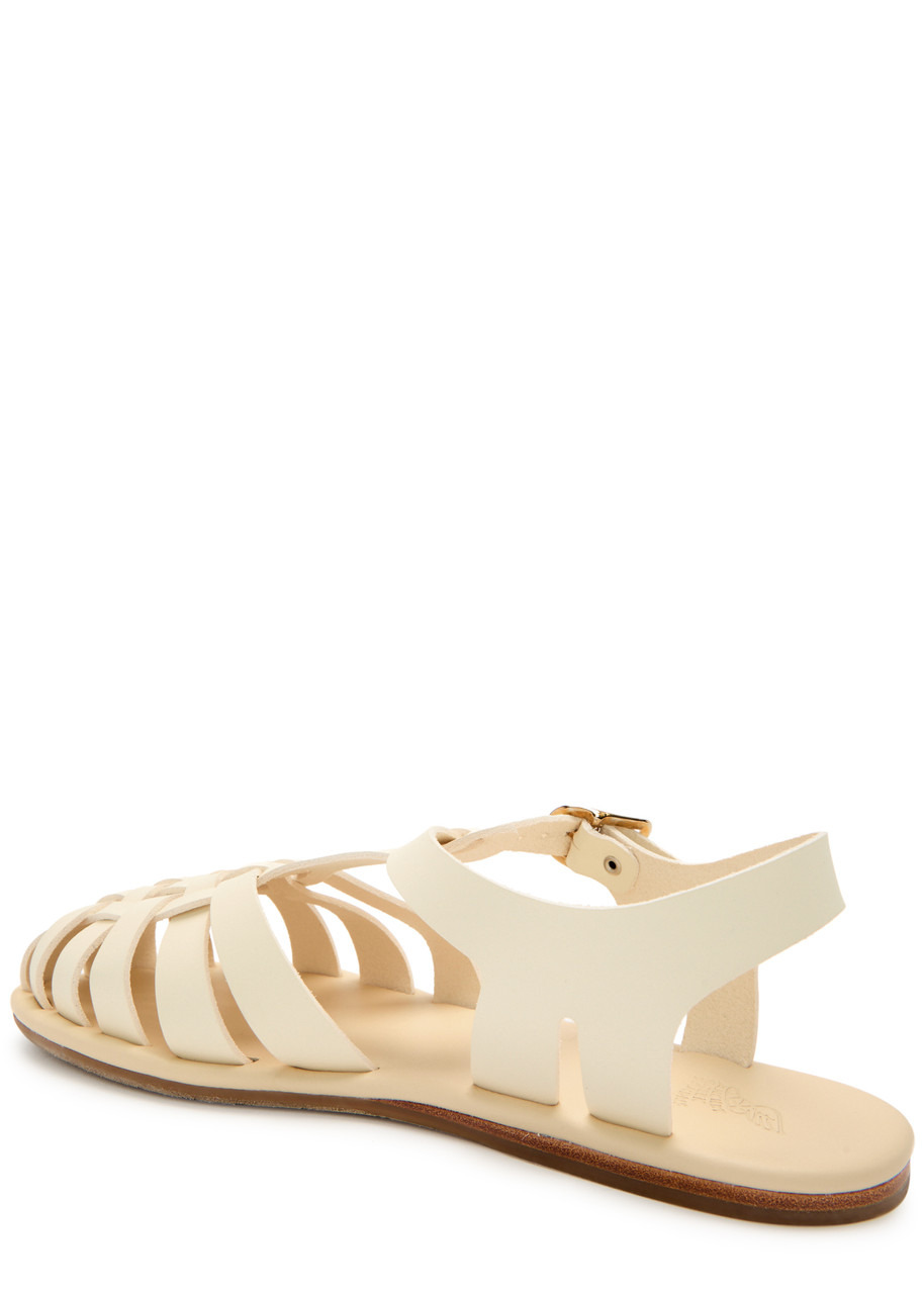 Ancient Greek Sandals Karina Woven Leather Sandals - 2