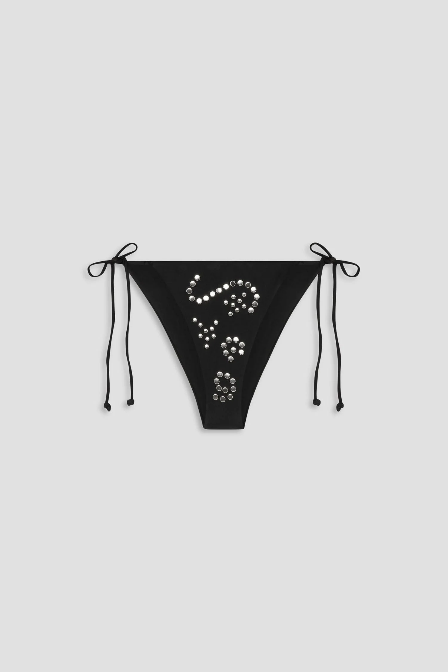 KAUAI BIKINI BOTTOM - BLACK STUD - 1