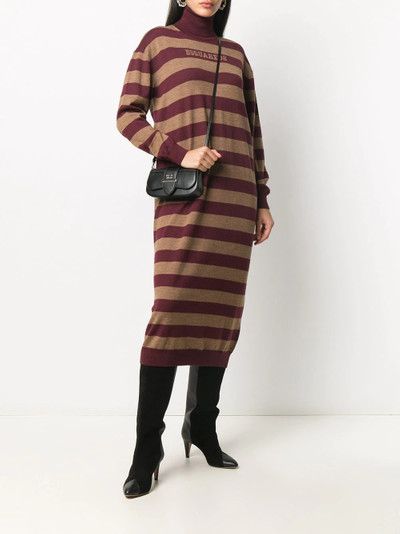 DSQUARED2 striped roll neck knitted dress outlook