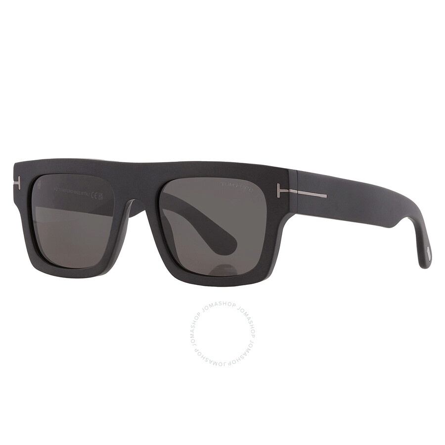 Tom Ford Fausto Smoke Browline Men's Sunglasses FT0711-N 02A 53 - 3