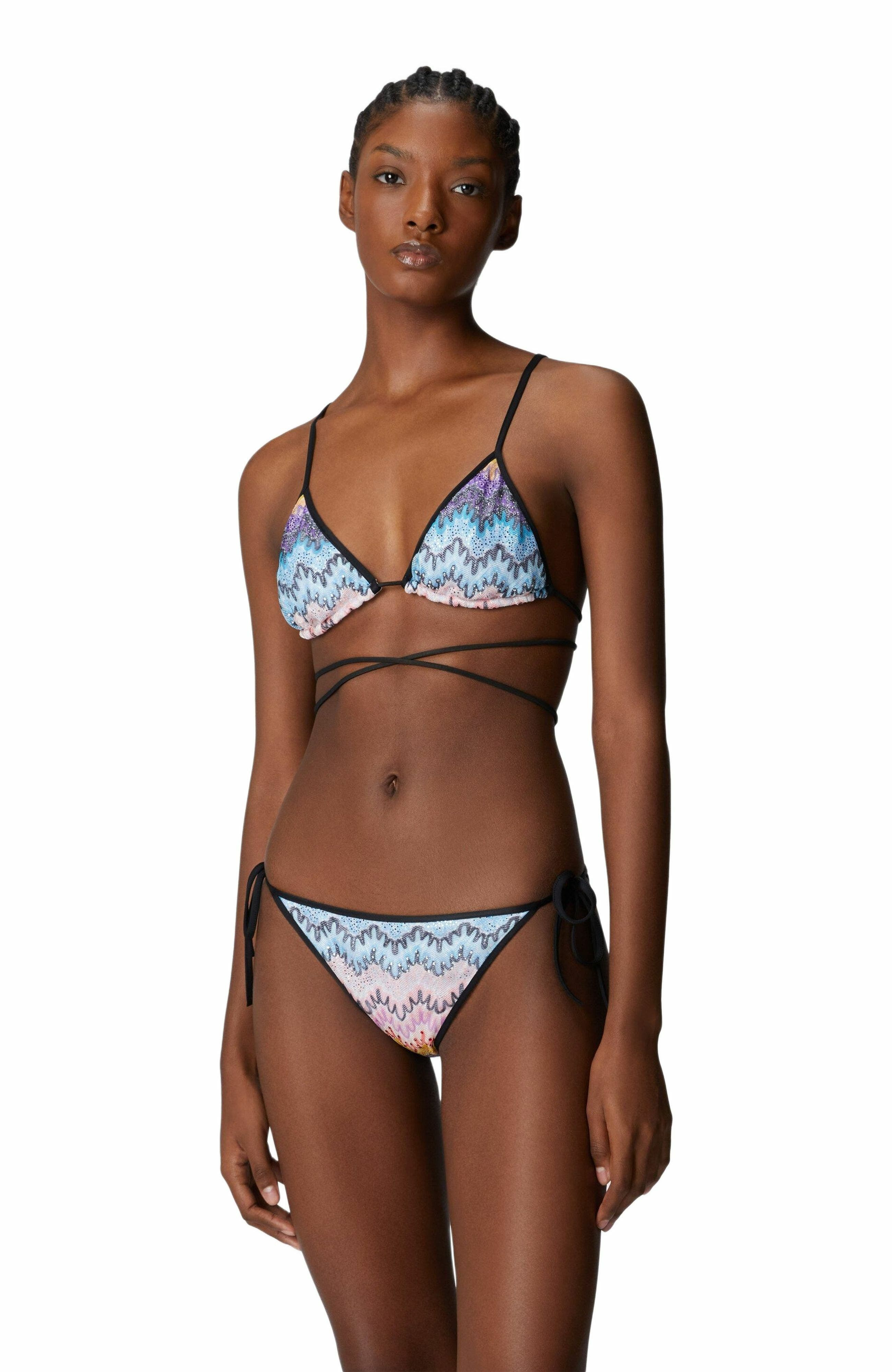 Missoni Bikini With Long Ties And Mesh Details in Multicoloured at Nordstrom - 9
