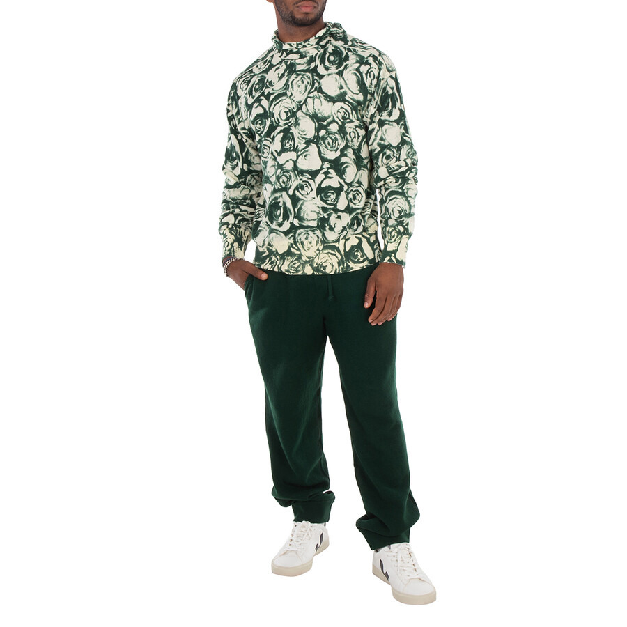 Burberry Floral Print Long Sleeve Hoodie - 2