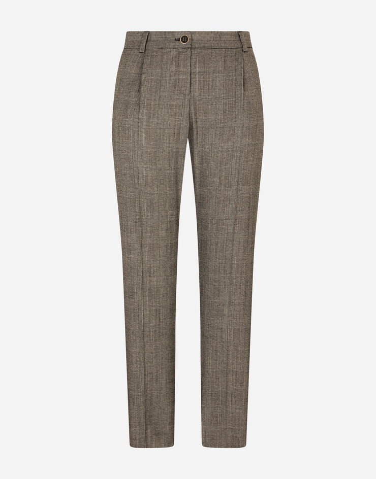 Check wool pants - 3