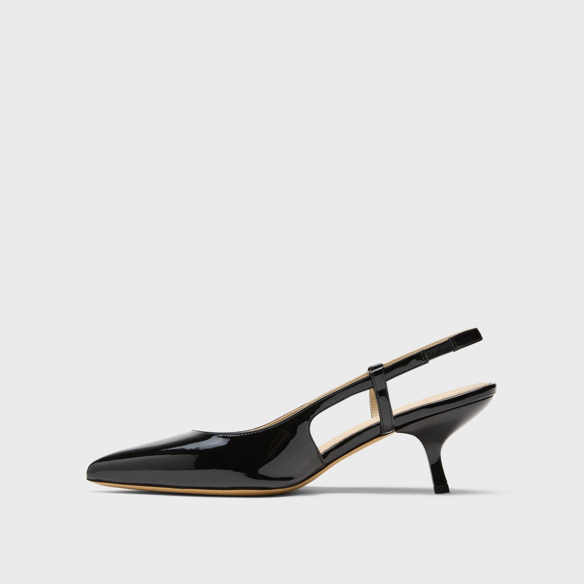 Micro Slingback Pump in Patent Leather - 3
