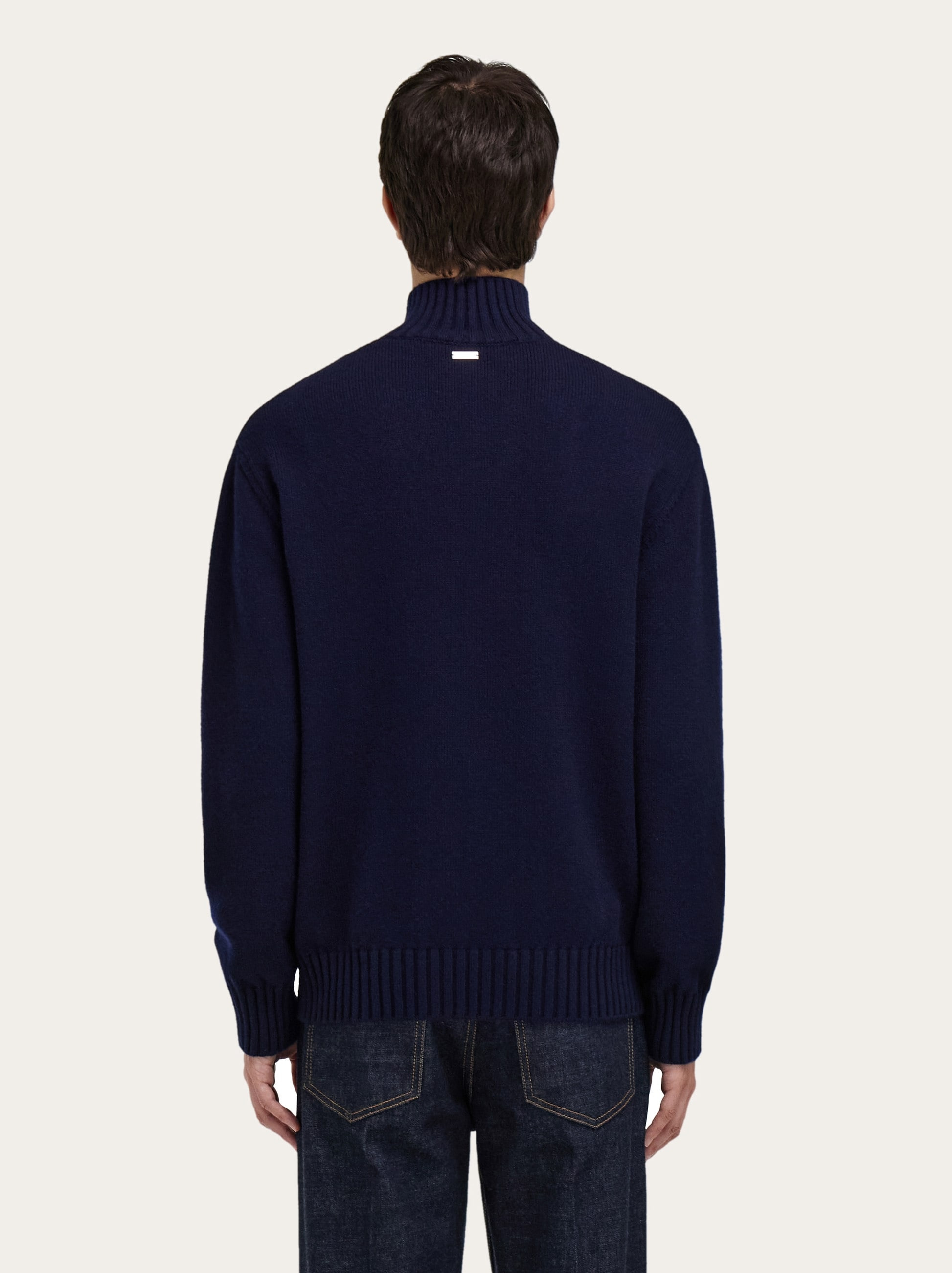 High neck cashmere pullover - 3