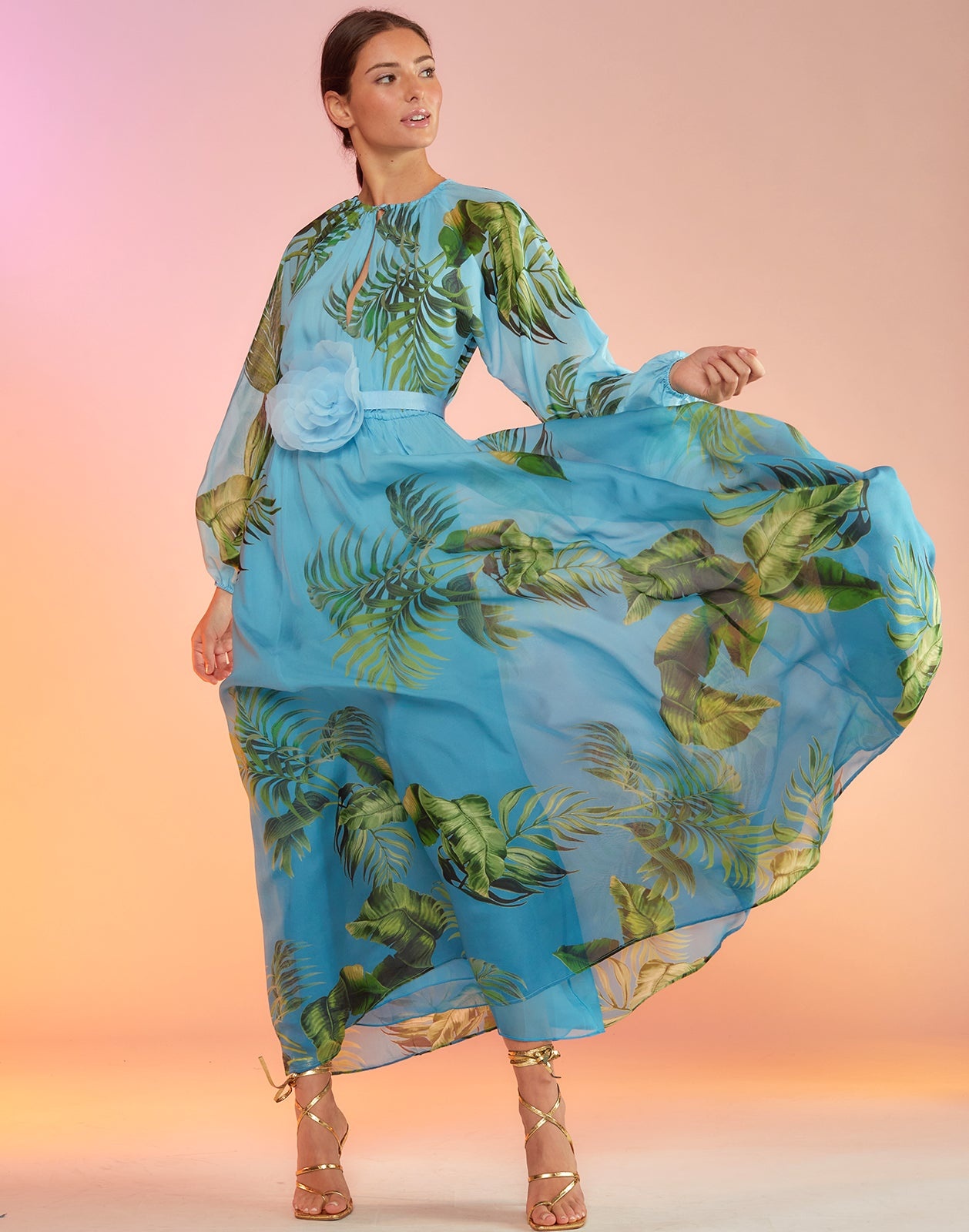 Messina Silk Dress - 3