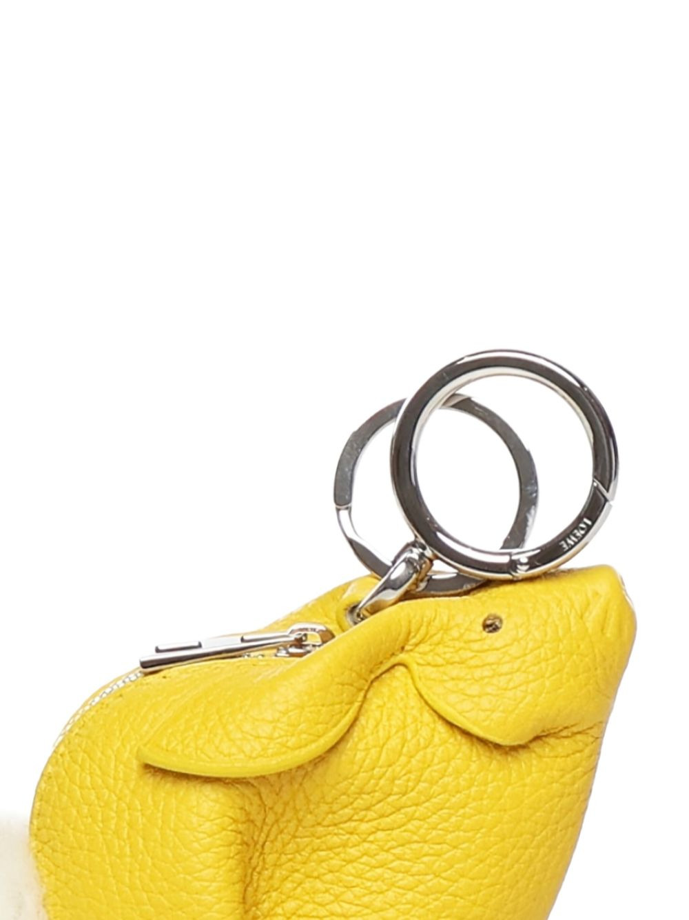 Bunny leather keyring - 2