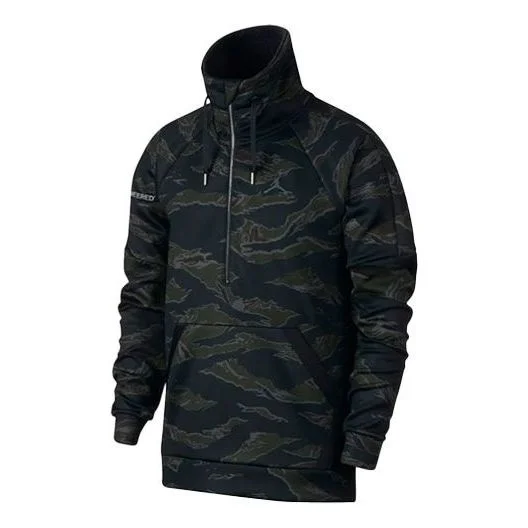 Air Jordan Athleisure Casual Sports Cardigan Pullover Jacket Camouflage AH6164-010 - 1