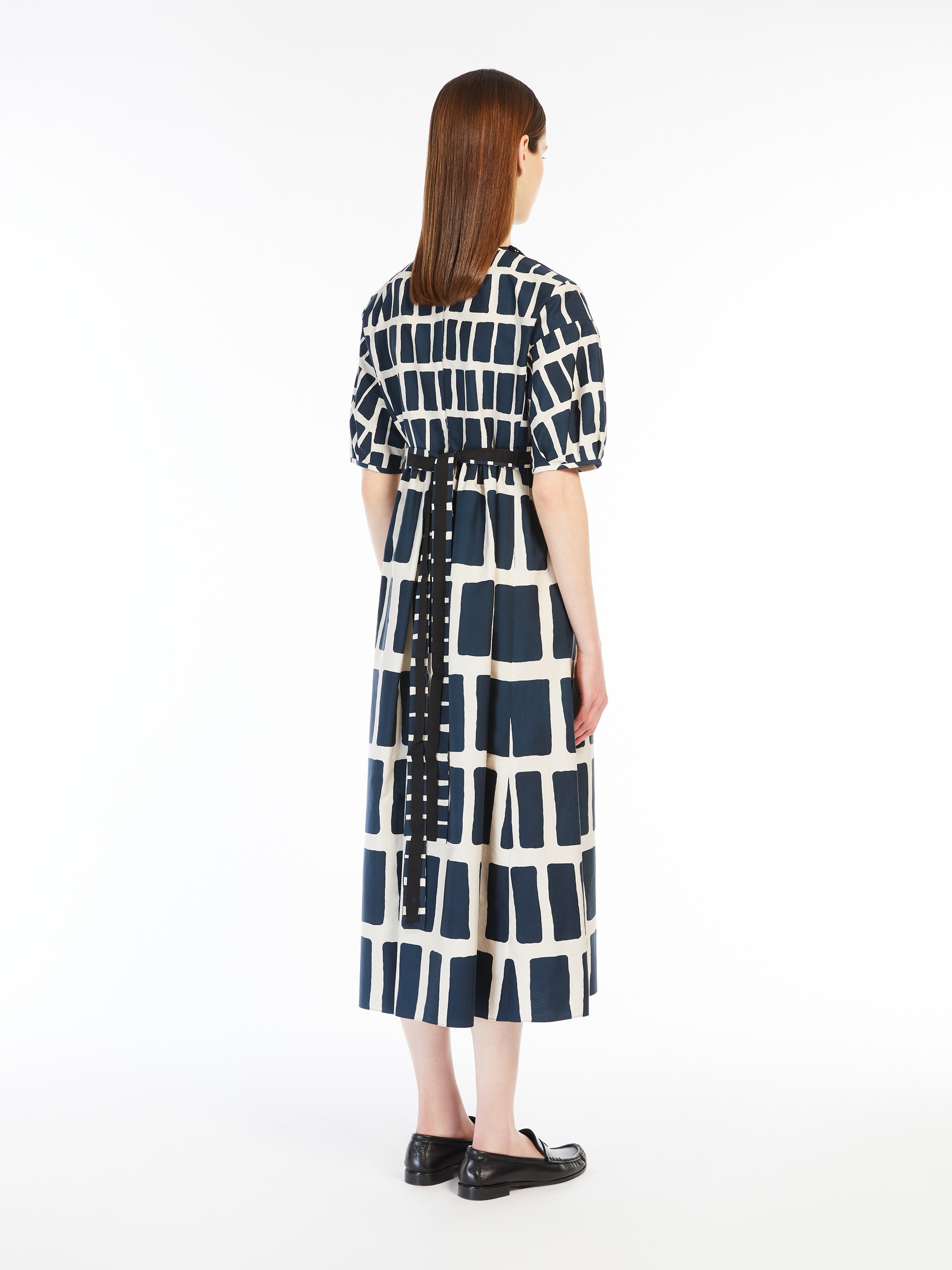 NERINA Midi dress in printed poplin - 4
