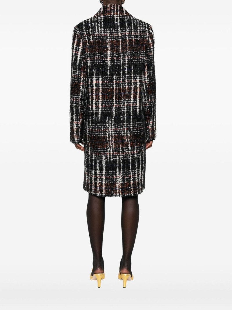 plaid single-breasted coat 4