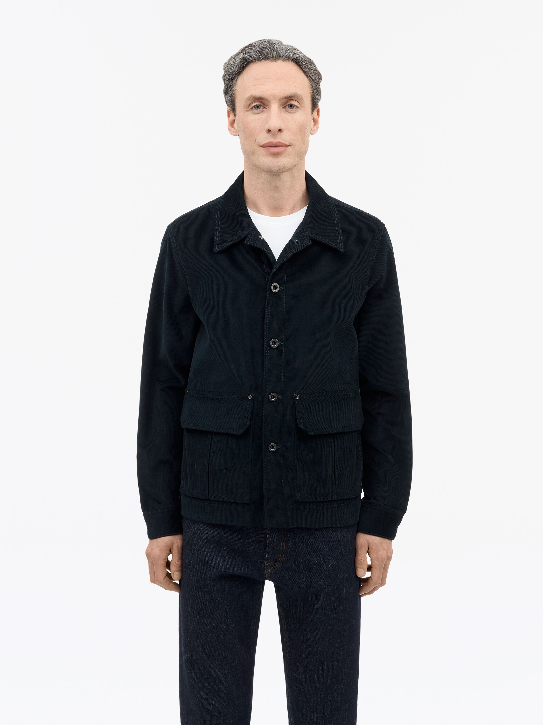 Slice Blue Corduroy Jacket - 3