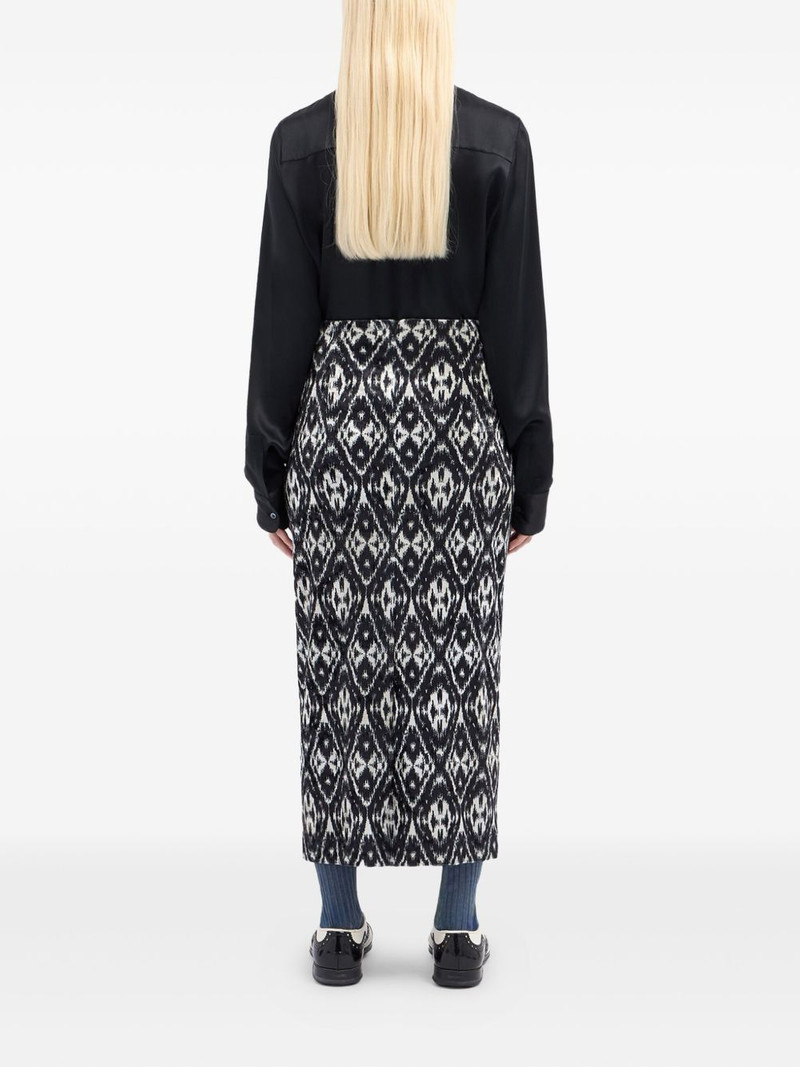 geometric-pattern maxi skirt 3